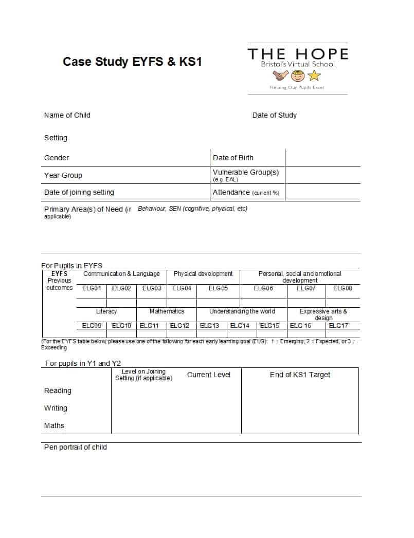 49 Free Case Study Templates ( + Case Study Format Examples + ) Throughout Case Report Form Template