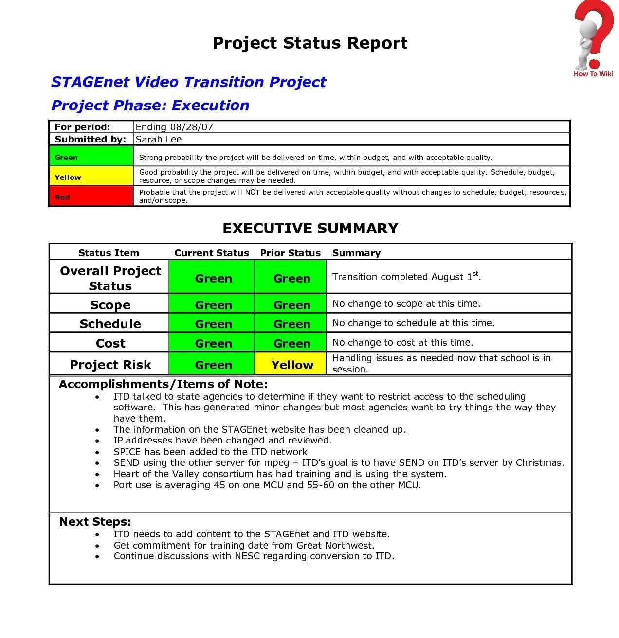 5+ Free Sample Weekly Report Template To Management | How To Throughout Manager Weekly Report Template