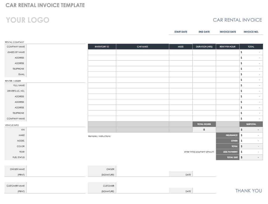 55 Free Invoice Templates | Smartsheet For Pest Control Report Template