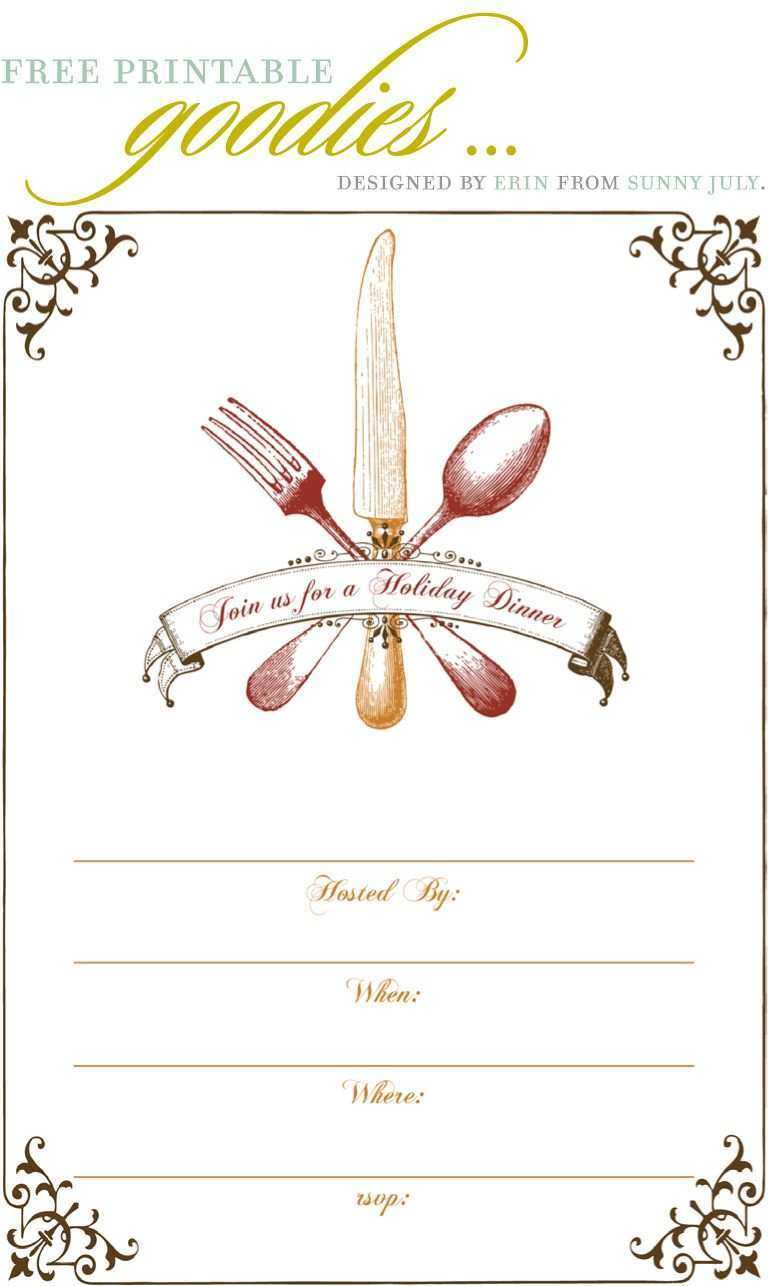 57 Best Dinner Invitation Template Free For Ms Word For Inside Free Dinner Invitation Templates For Word