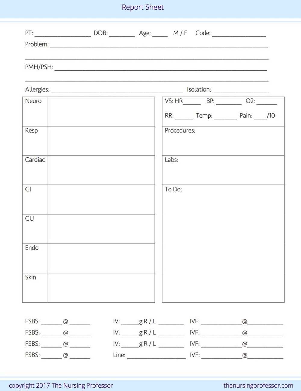 6 Tools To Help You Crush Clinicaland Make Life As A Intended For Nurse Shift Report Sheet Template