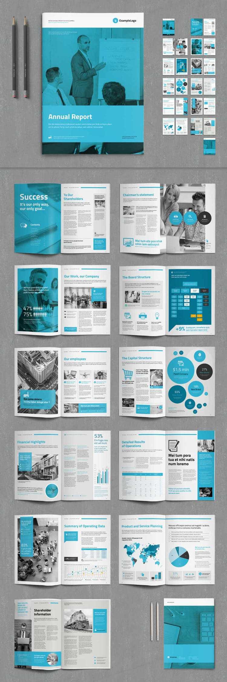 60 Best Annual Report Design Templates Within Chairman's Annual Report Template