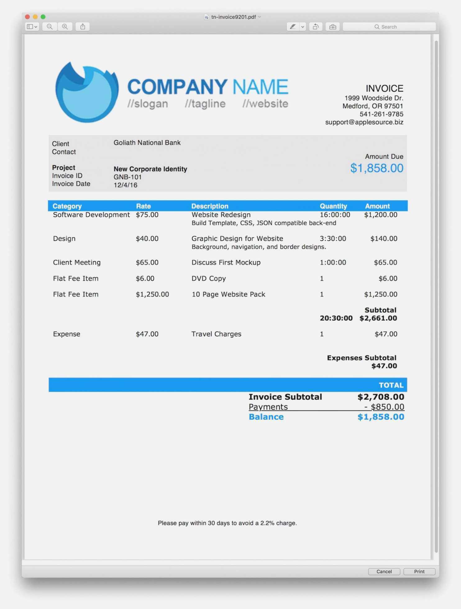 67 Report Simple Html Email Invoice Template With Stunning For Html Report Template Download