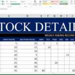 #68 How To Make Maintain Stocks Report In Ms Excel Within Stock Report Template Excel