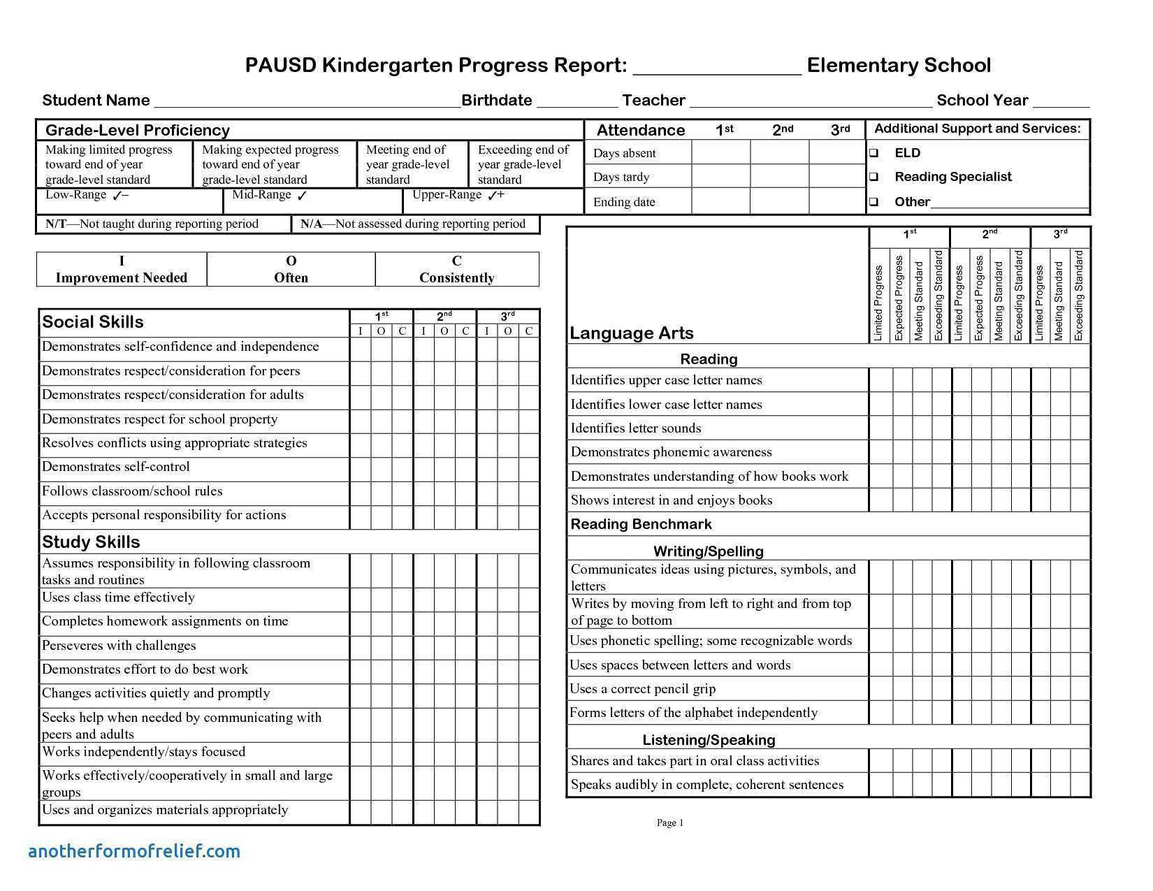 73 Create High School Progress Report Card Template In Word Within High School Report Card Template