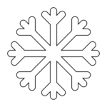 8 Free Printable Large Snowflake Templates - Simple Mom Project inside Blank Snowflake Template