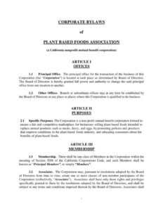 9+ Corporate Bylaws Templates - Pdf | Free &amp; Premium Templates intended for Corporate Bylaws Template Word
