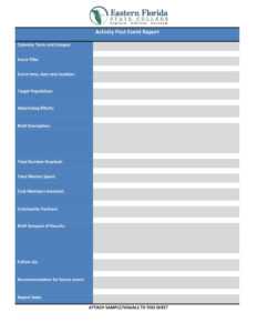 9+ Event Report - Pdf, Docs, Word, Pages | Examples within Post Event Evaluation Report Template