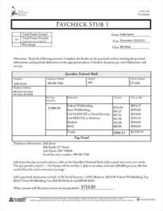 9+ Free Pay Stub Templates Word, Pdf, Excel Format Download for Pay Stub Template Word Document