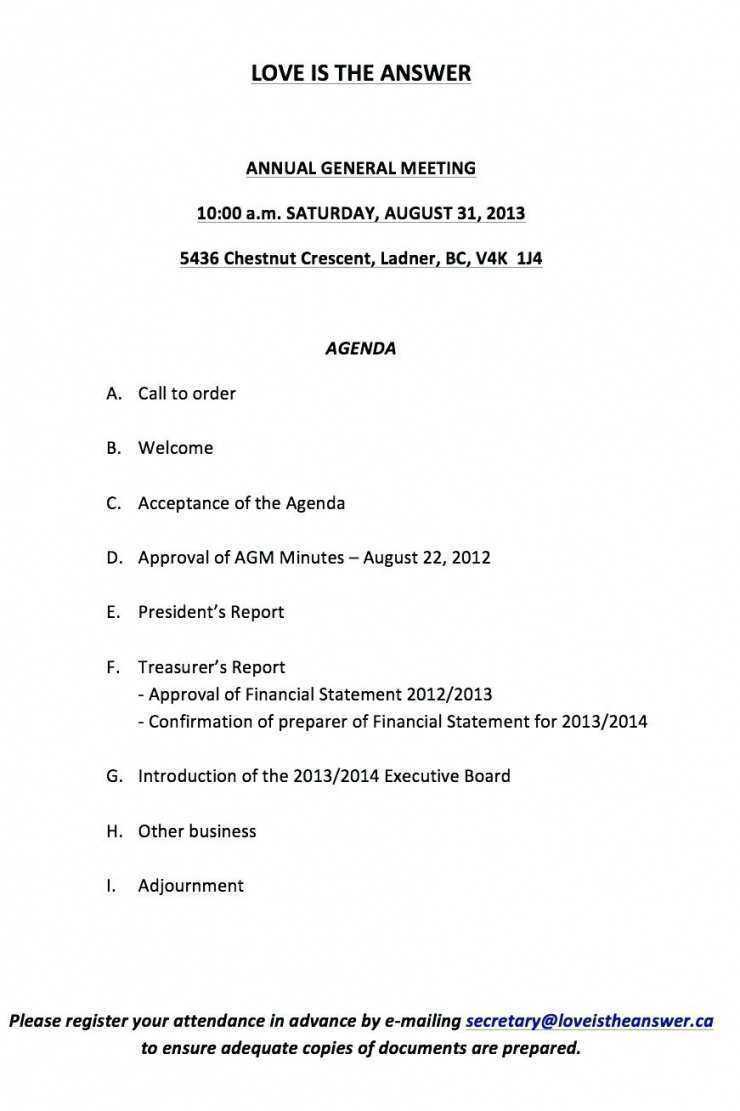 91 Free Sports Club Agm Agenda Template Templates For Sports Regarding Treasurer's Report Agm Template