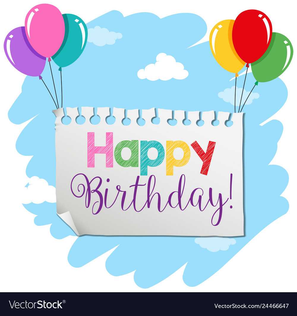 A Birthday Banner Template With Regard To Free Happy Birthday Banner Templates Download