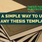 A Simple Way To Use Thesis Template – Thesis Hub For Ms Word Thesis Template