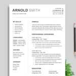 Ace Classic Cv Template Word - Resumekraft in Free Downloadable Resume Templates For Word