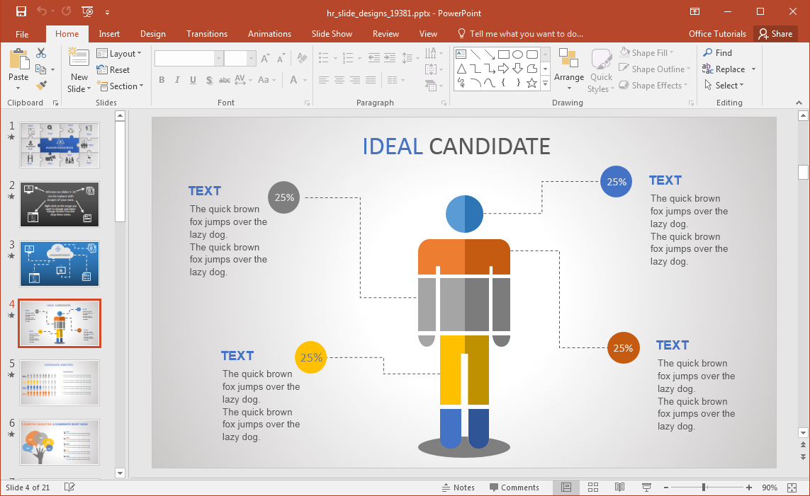 Animated Hr Powerpoint Template Within Hr Annual Report Template