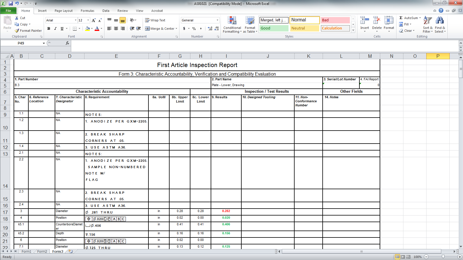 Announcing Solidworks Inspection With Regard To Engineering Inspection Report Template