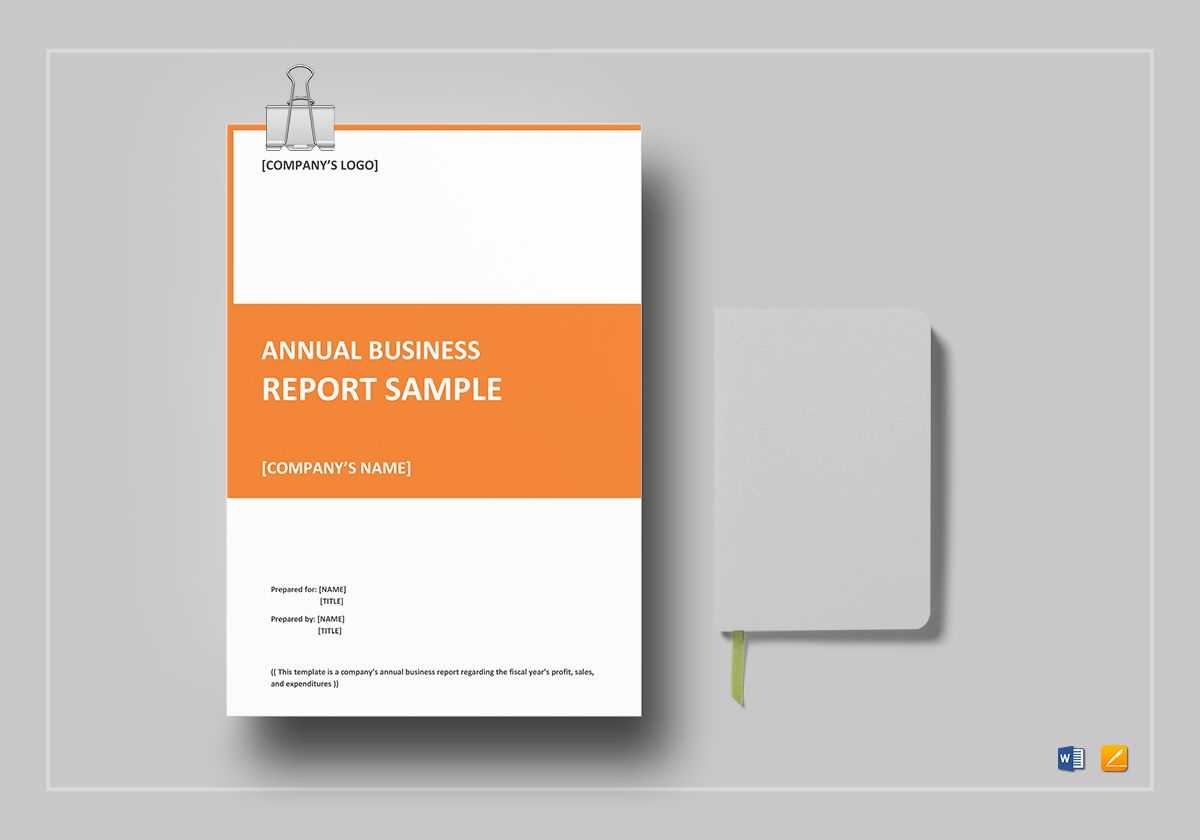 Annual Business Report Template Inside Word Annual Report Template
