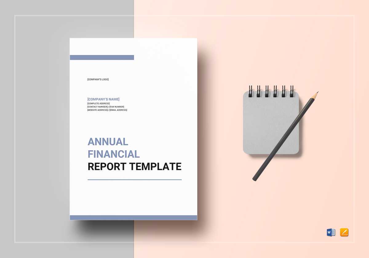 Annual Financial Report Template Intended For Annual Financial Report Template Word