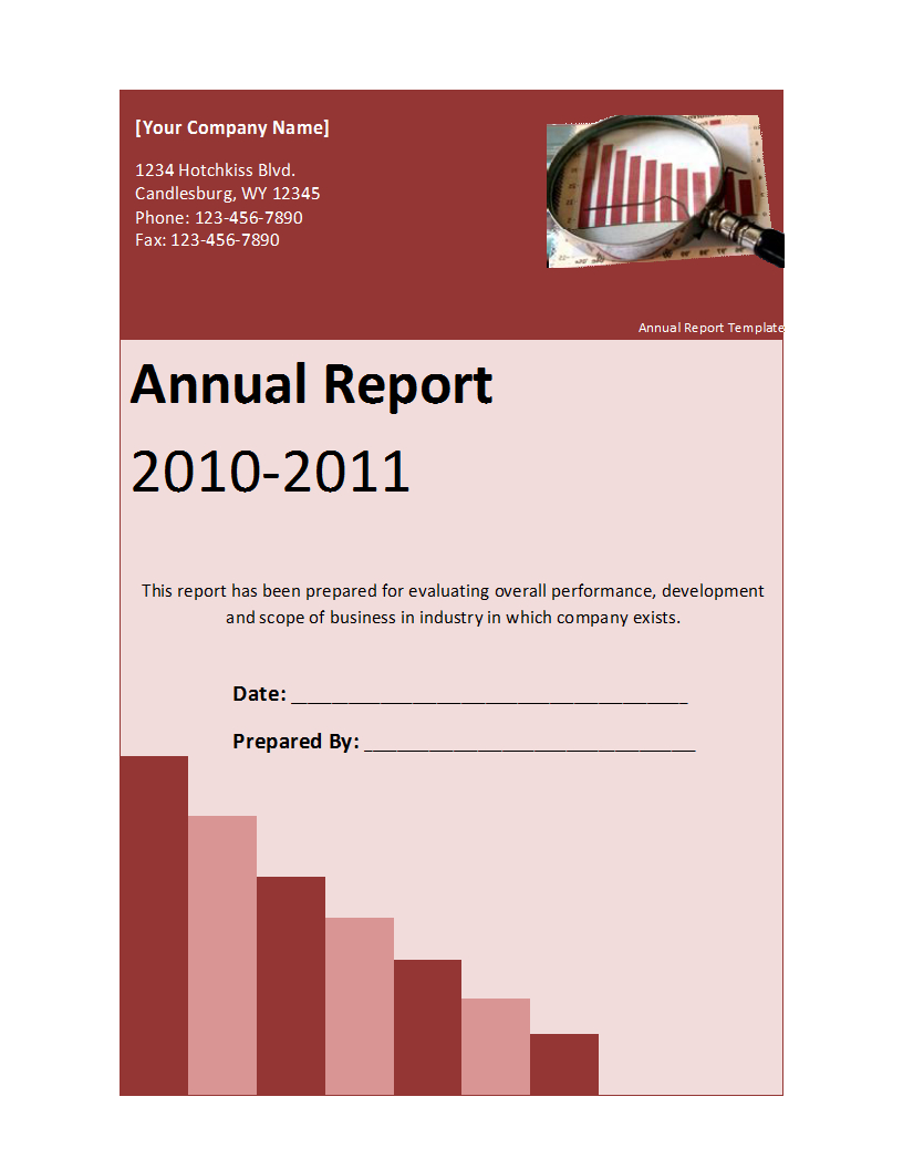 Annual Report Template Within Word Annual Report Template