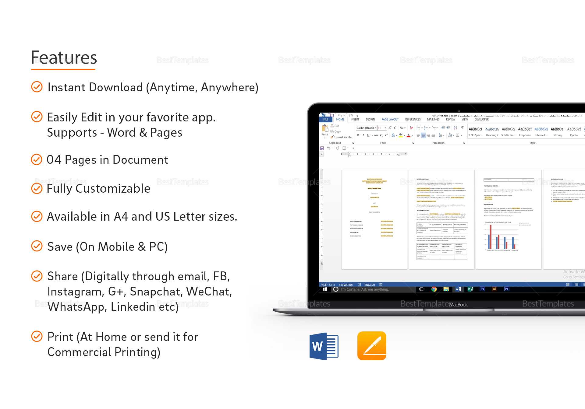 Annual Training Report Template For Training Report Template Format