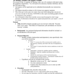 Ap Biology Formal Lab Report Format Pertaining To Biology Lab Report Template