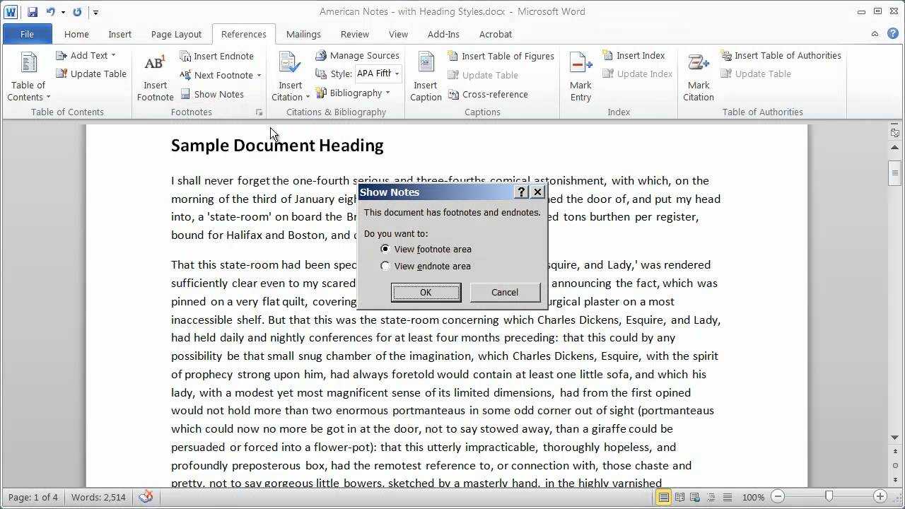 Apa Endnotes – Karan.ald2014 Inside Apa Template For Word 2010