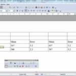 Apa Formatted Table In Open Office Within Apa Table Template Word
