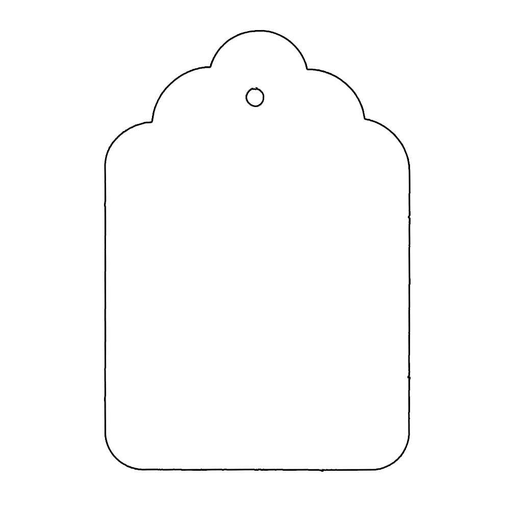 Bag Tag Clipart Pertaining To Blank Luggage Tag Template