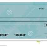 Bank Check / Cheque Template Stock Vector – Illustration Of Intended For Blank Cheque Template Download Free