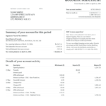 Bank Statement Generator – Fill Online, Printable, Fillable In Blank Bank Statement Template Download
