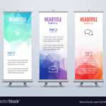 Banner Stand Design Template With Abstract inside Banner Stand Design Templates