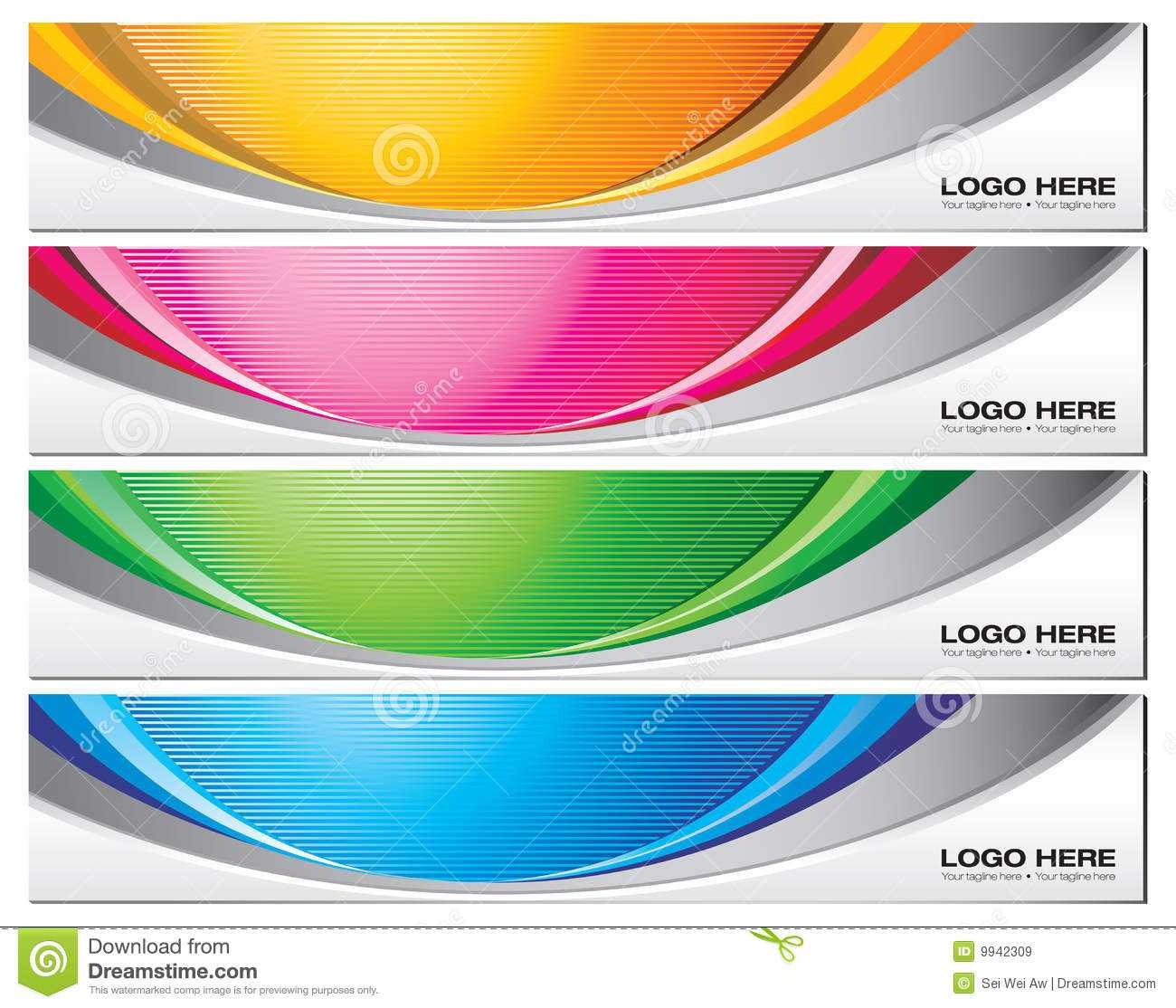 Banner Templates Stock Vector. Illustration Of Cool Throughout Free Online Banner Templates