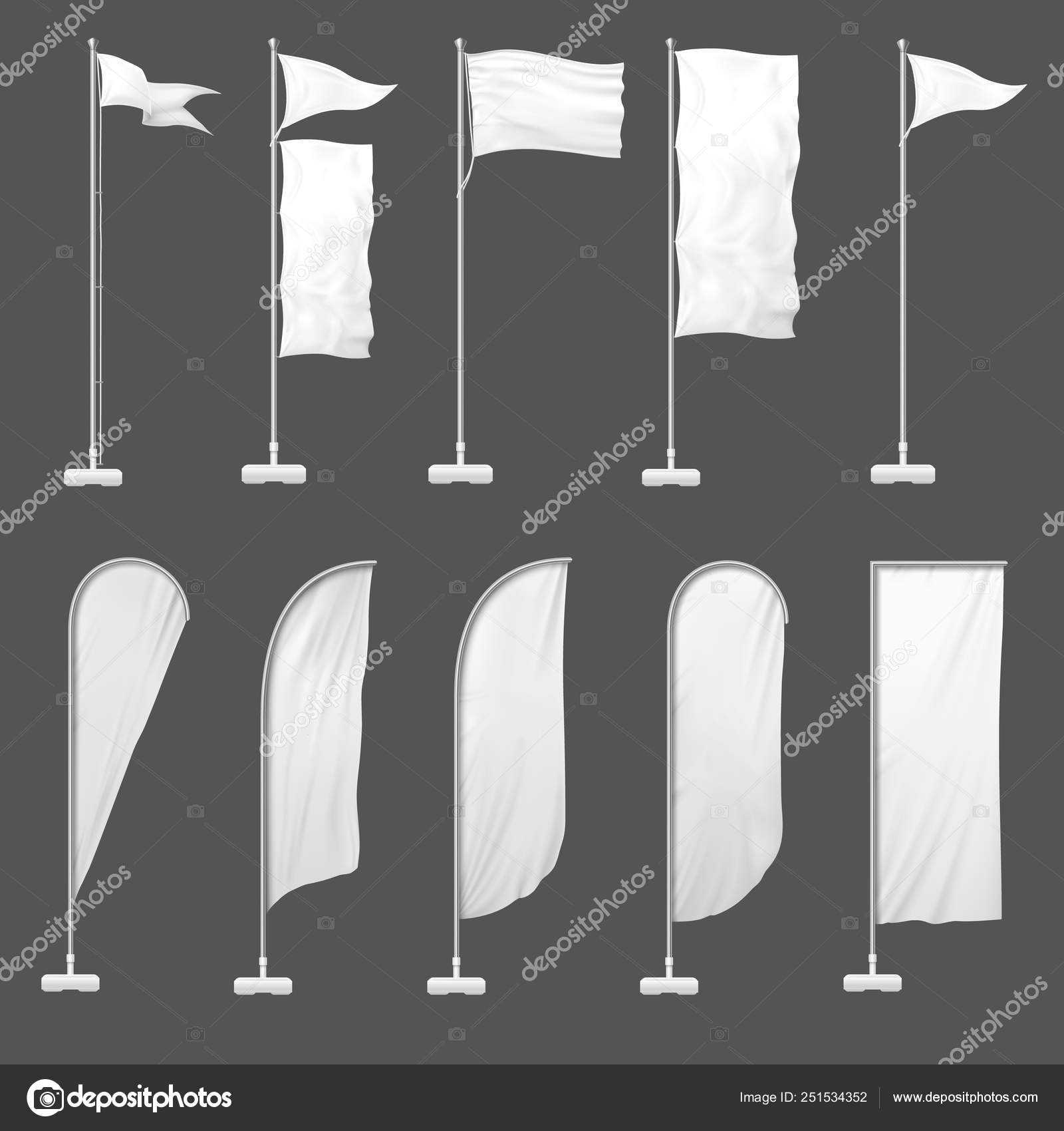 Beach Flag. Outdoor Banner On Flagpole, Stand Blank Flags Regarding Outdoor Banner Template