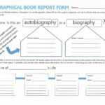 Biographical Book Report Form For Teaching Nonfiction Using With Biography Book Report Template