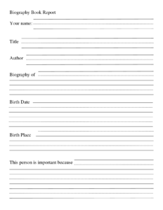 Biography Outline Worksheet | Printable Worksheets And inside Biography Book Report Template
