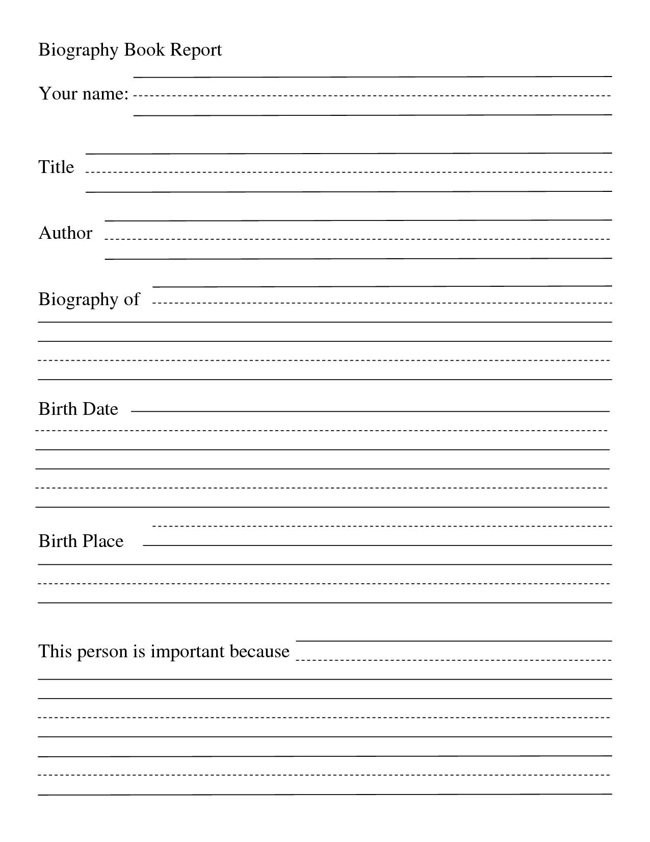Biography Outline Worksheet | Printable Worksheets And Inside Biography Book Report Template