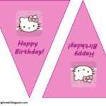 Birthday Banner Templates Free Printable – Best Happy With Regard To Hello Kitty Birthday Banner Template Free