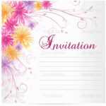 Blank Birthday Invitations Template For Invitation For Blank Templates For Invitations