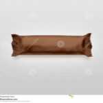 Blank Brown Candy Bar Plastic Wrap Mockup Isolated. Stock Pertaining To Free Blank Candy Bar Wrapper Template