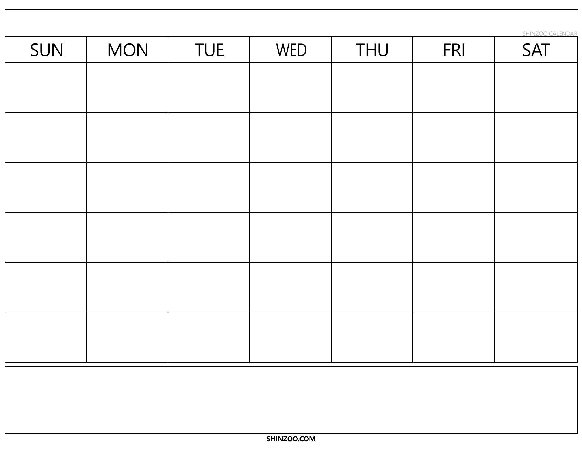 Blank Calendar Template 2019 2020 Printable In Blank Calander Template