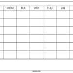 Blank Calendar Template 2019 2020 Printable Intended For Blank Calender Template