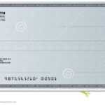 Blank Check Clipart For Fun Blank Cheque Template