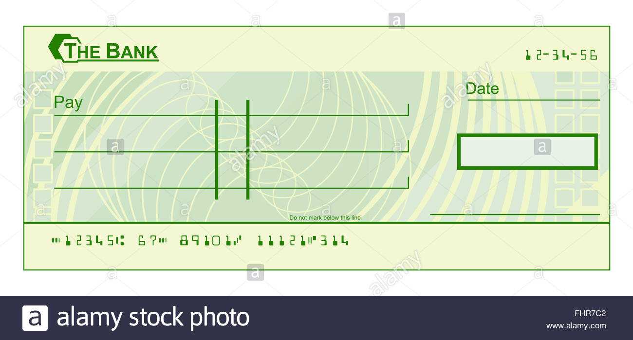 Blank Cheque Stock Photos & Blank Cheque Stock Images – Alamy Intended For Blank Cheque Template Uk