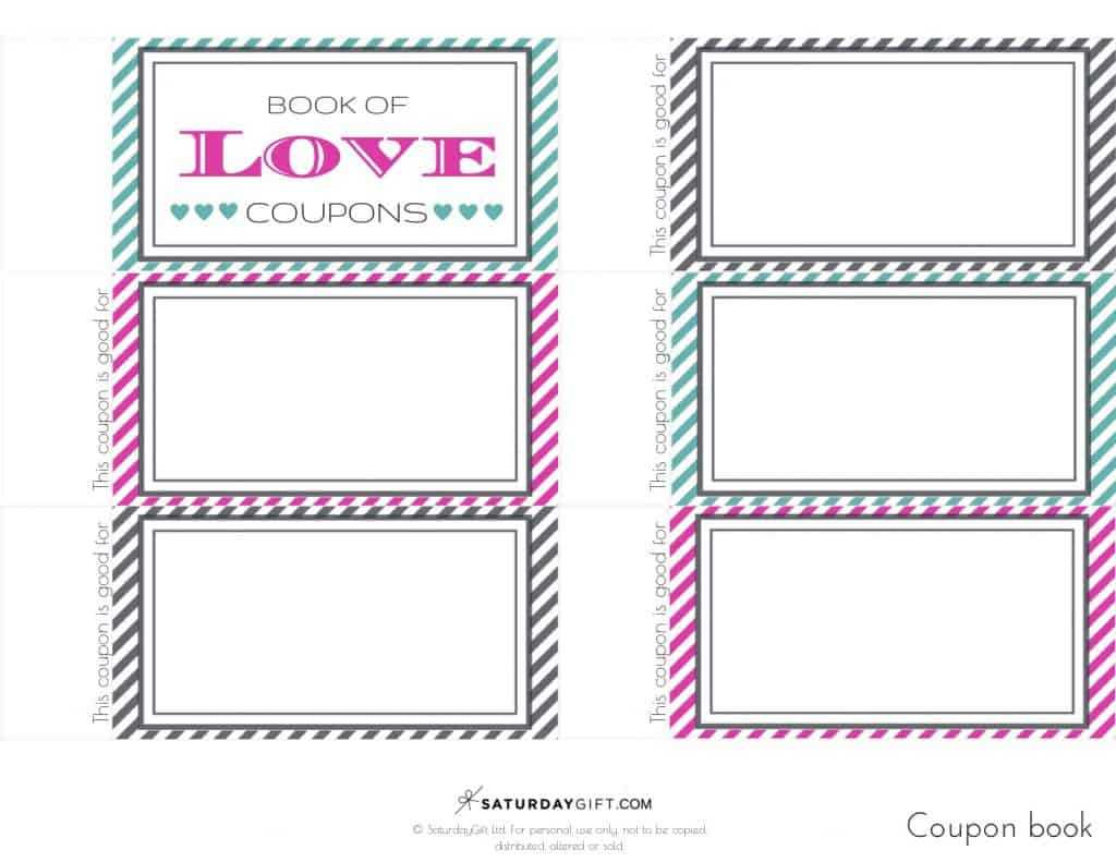 Blank Coupon Book – Karan.ald2014 With Love Coupon Template For Word