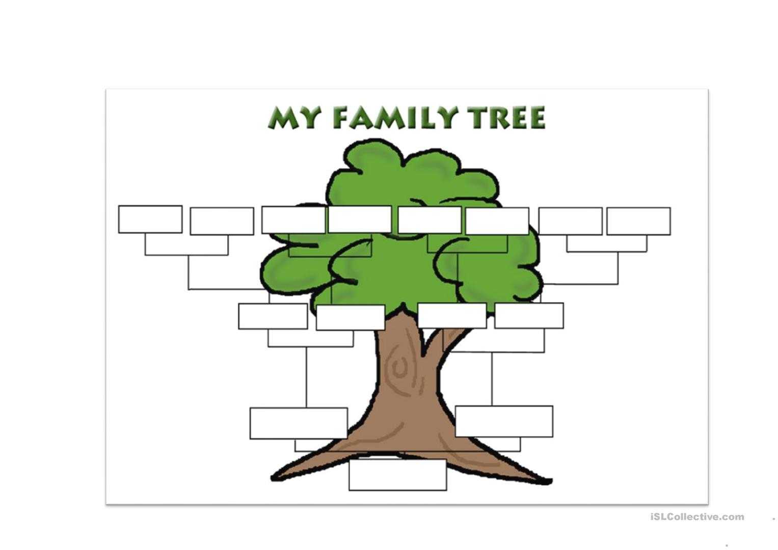 Blank Family Tree Worksheet – Karan.ald2014 Regarding Fill In The Blank Family Tree Template