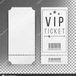 Blank Football Ticket Template | Ticket Template Set Vector Intended For Blank Train Ticket Template