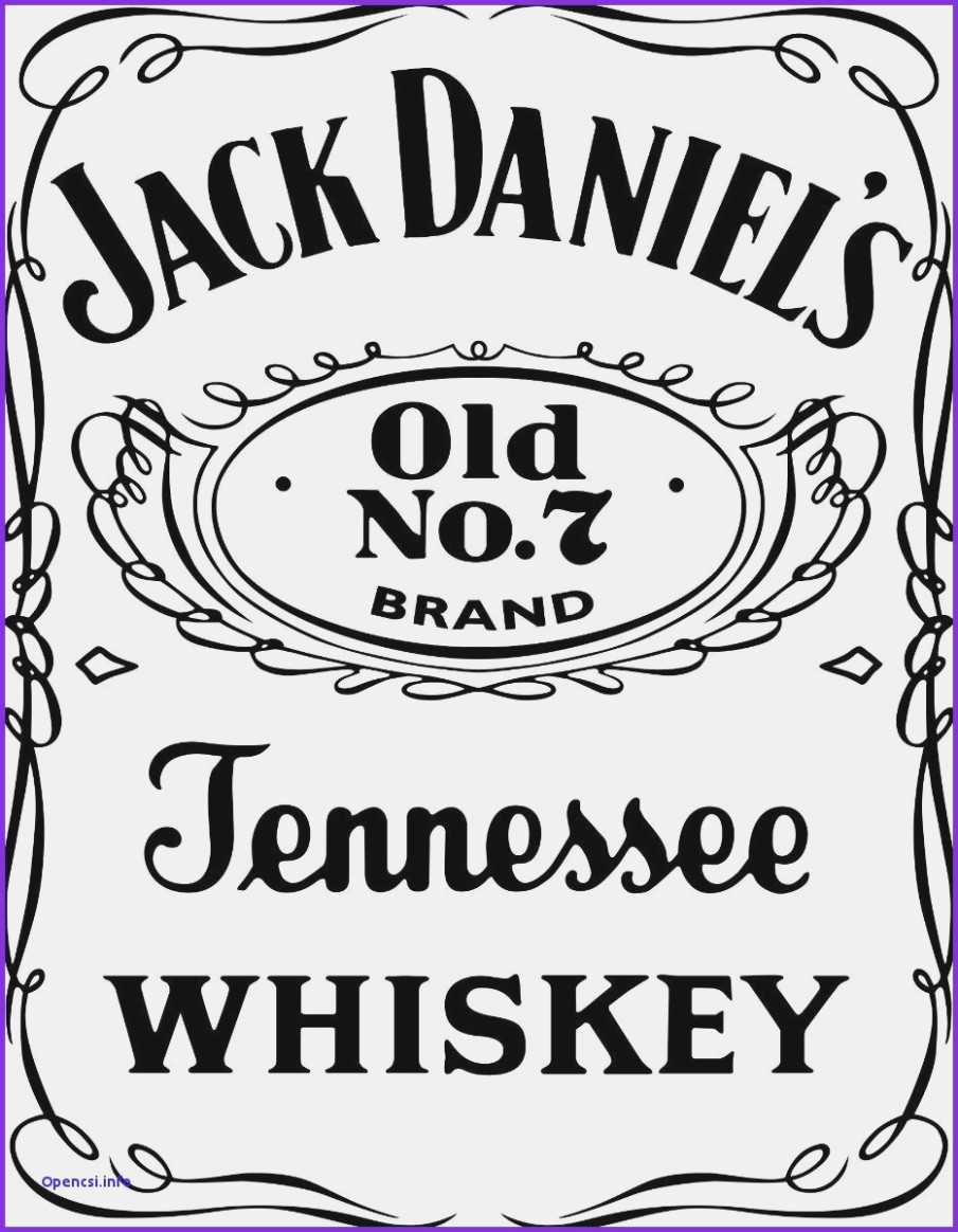 Blank Jack Daniels Label Template Regarding Blank Jack Daniels Label Template