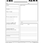 Blank Newspaper Template | E-Commercewordpress for Blank Newspaper Template For Word