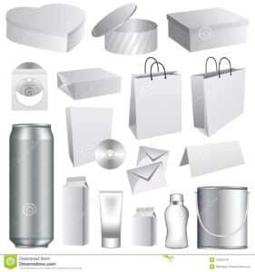 Blank Packaging Templates Stock Vector. Illustration Of in Blank Packaging Templates