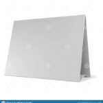 Blank Paper Table Cards Vector. Blank Table Tent Isolated On For Blank Tent Card Template