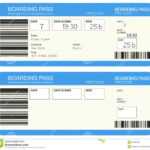 Blank Plane Ticket Clipart Pertaining To Plane Ticket Template Word